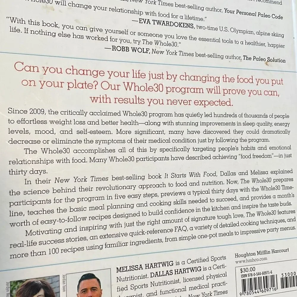 The Whole 30 The 30 Day Guide to Total Health and Food Freedom